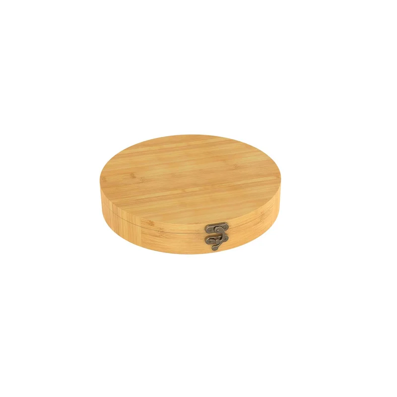 Office 1 Комплект инструменти Round Tools, в кръгла кутия от бамбук