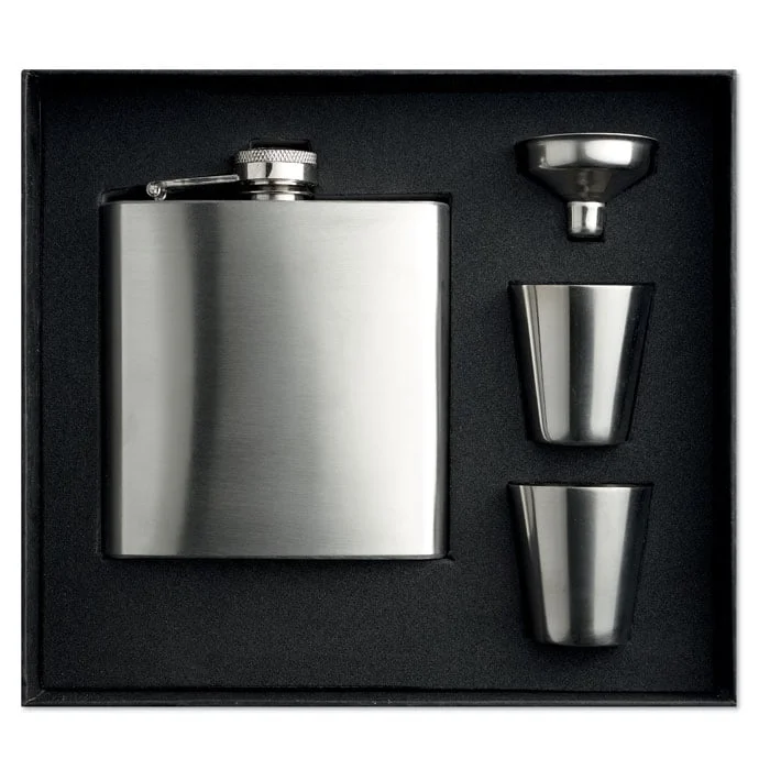 More Than Gifts Комплект Slimmy Flask, бутилка с две чаши