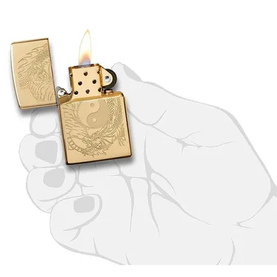 Zippo Запалка Tiger and Dragon Design