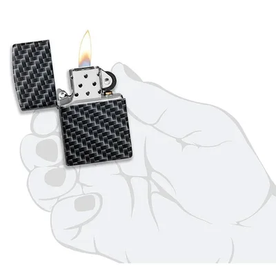 Zippo Запалка Carbon Fiber Design