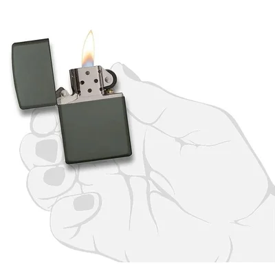 Zippo Запалка 221 - Green Matte