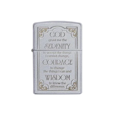 Zippo Запалка 28458 - Serenity Prayer