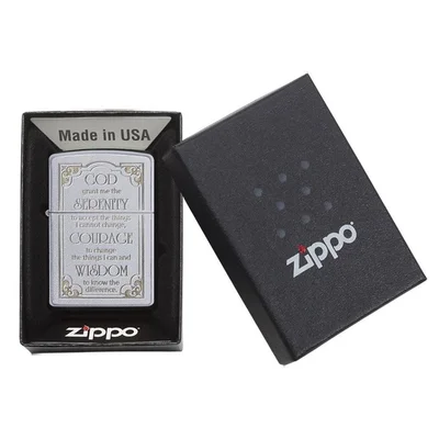 Zippo Запалка 28458 - Serenity Prayer