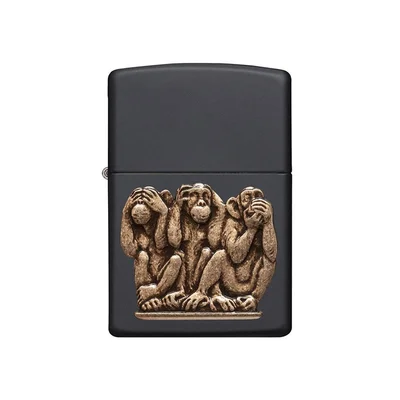 Zippo Запалка 29409 - Three monkeys