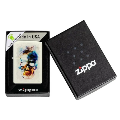 Zippo Запалка 48563 - Skull Print Design