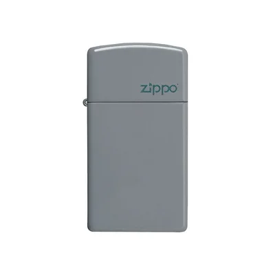 Zippo Запалка 49527ZL - Slim Flat Grey Matte