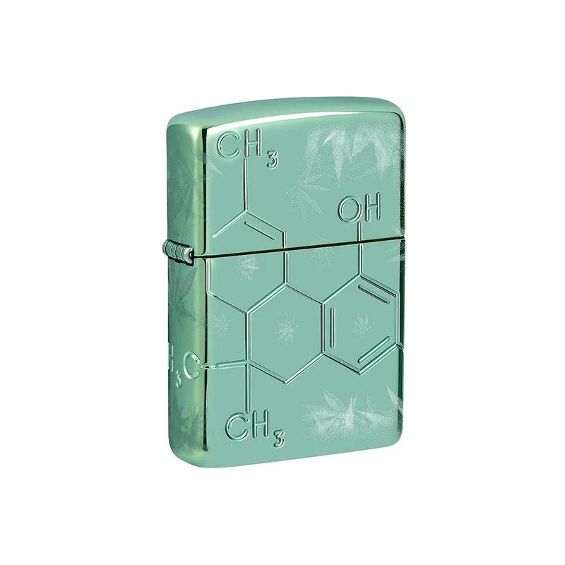 Zippo Запалка 46313 - Cannabis THC Design