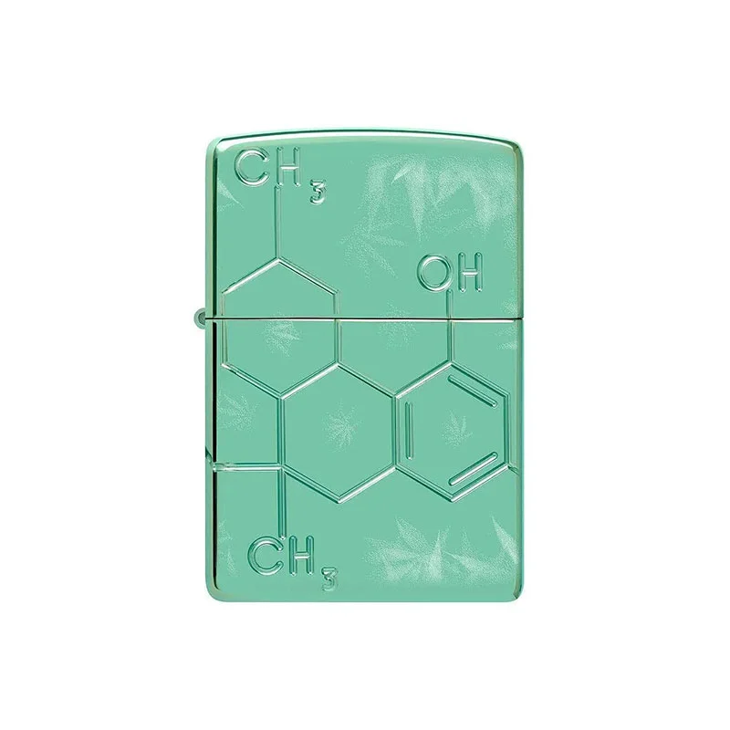 Zippo Запалка 46313 - Cannabis THC Design