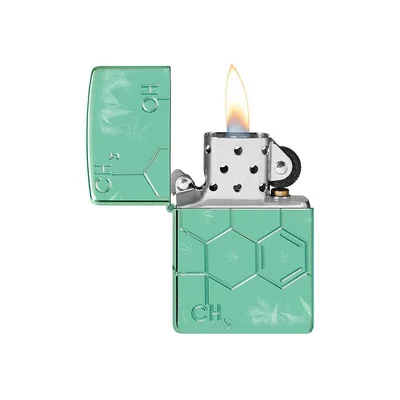 Zippo Запалка 46313 - Cannabis THC Design