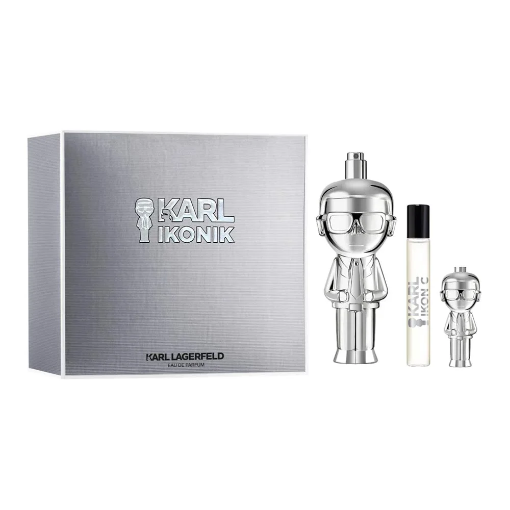 Karl Lagerfeld Парфюм Ikonik, Eau de parfum, мъжки, комплект от 100, 7.5 и 4.5 ml