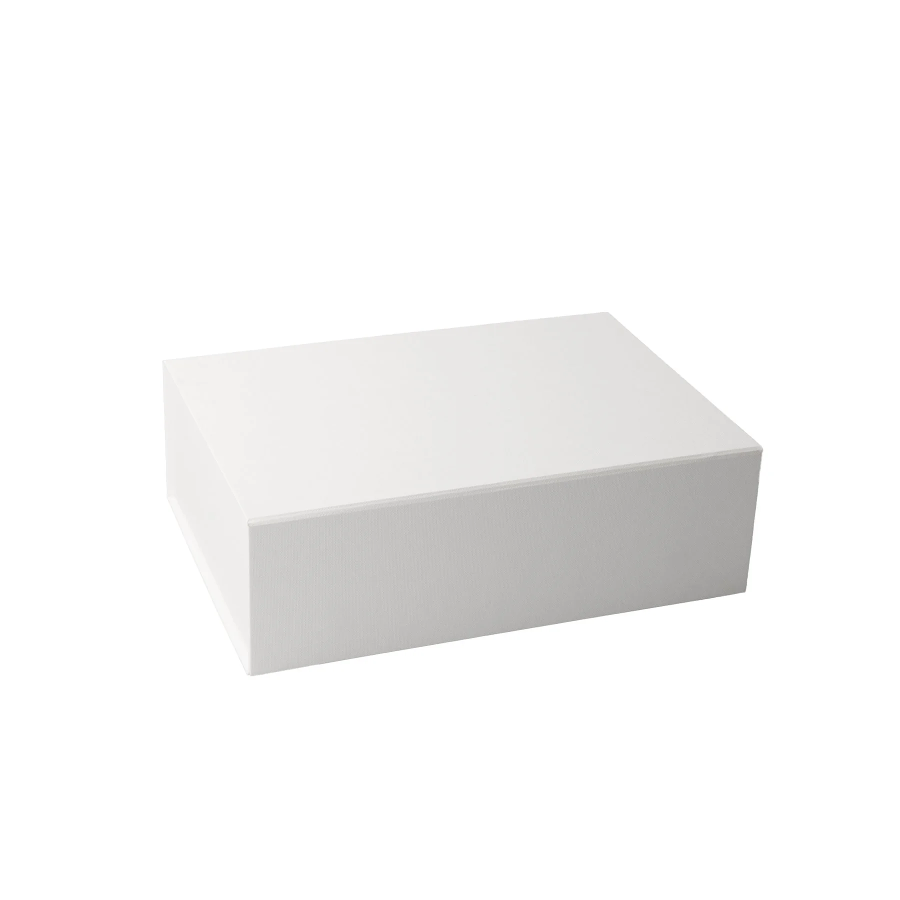 Office 1 Кутия Natural, с магнитно затваряне, сгъваема, 20 х 18 х 8 cm, бяла