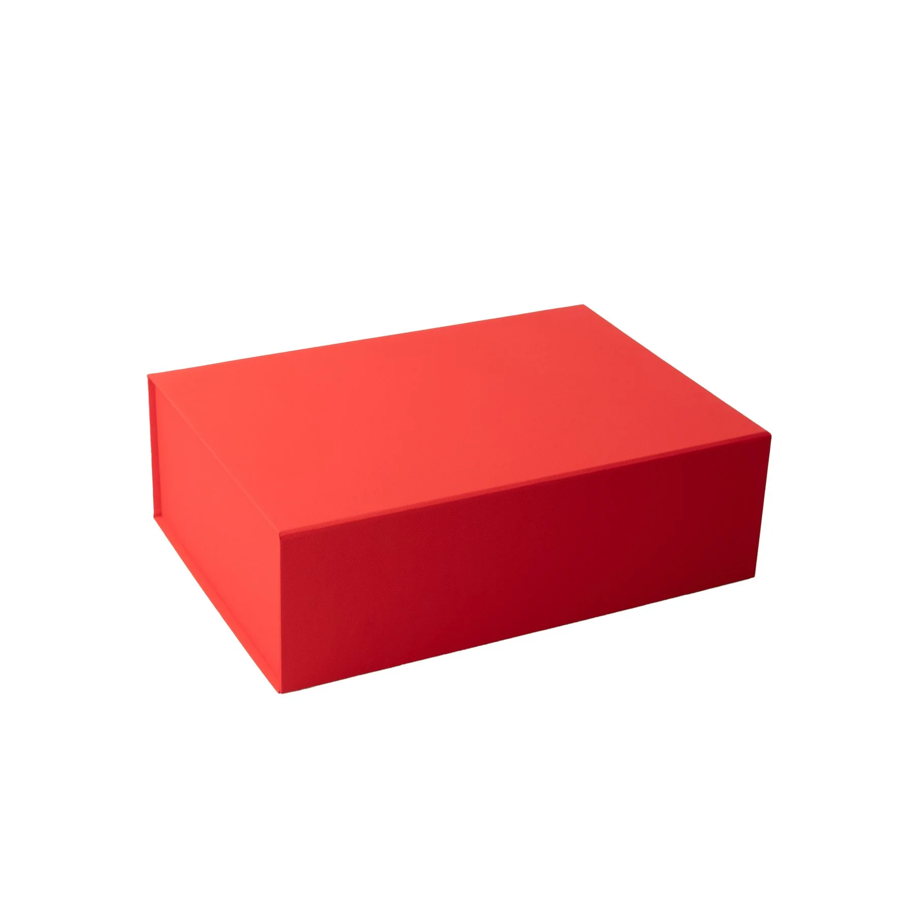 Office 1 Кутия Natural, с магнитно затваряне, сгъваема, 20 х 18 х 8 cm, червена