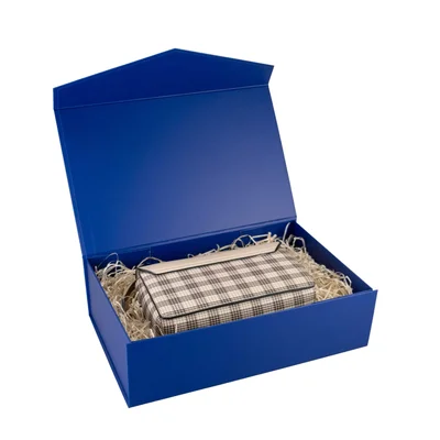 Office 1 Кутия Matt, с магнитно затваряне, сгъваема, 23 х 15 х 10 cm, тъмносиня