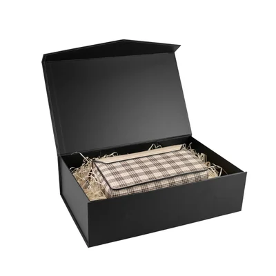 Office 1 Кутия Matt, с магнитно затваряне, сгъваема, 31 х 20 х 10 cm, черна