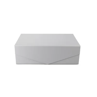 Office 1 Кутия Matt, с магнитно затваряне, сгъваема, 31 х 20 х 10 cm, сива
