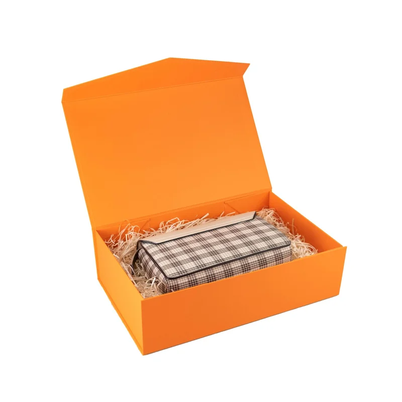 Office 1 Кутия Matt, с магнитно затваряне, сгъваема, 31 х 20 х 10 cm, оранжева