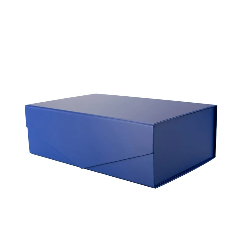 Office 1 Кутия Matt, с магнитно затваряне, сгъваема, 35 х 23 х 10 cm, тъмносиня