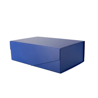 Office 1 Кутия Matt, с магнитно затваряне, сгъваема, 35 х 23 х 10 cm, тъмносиня