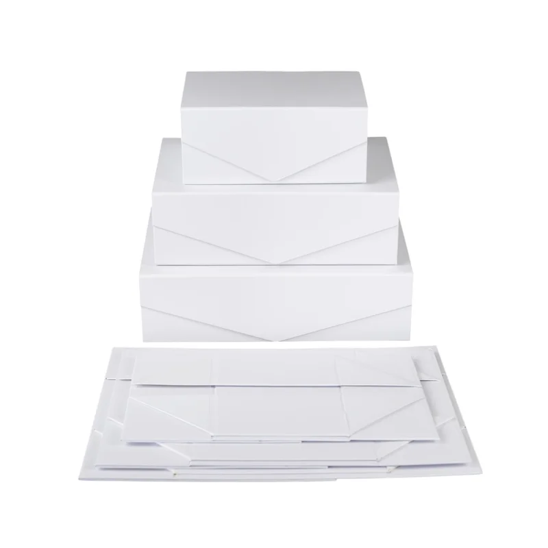 Office 1 Кутия Matt, с магнитно затваряне, сгъваема, 35 х 23 х 10 cm, бяла