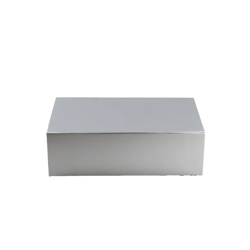 Office 1 Кутия Colorful, с магнитно затваряне, сгъваема, 35 х 20.5 х 11.3 cm, сребриста