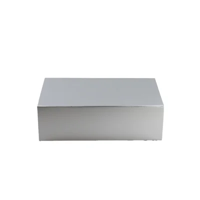 Office 1 Кутия Colorful, с магнитно затваряне, сгъваема, 35 х 20.5 х 11.3 cm, сребриста