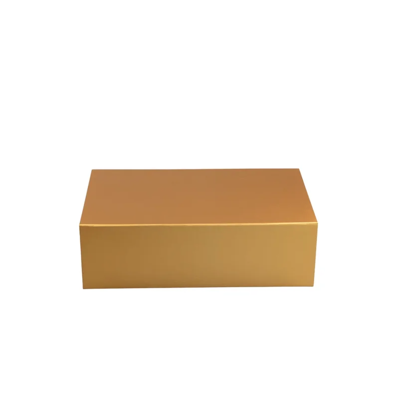 Office 1 Кутия Colorful, с магнитно затваряне, сгъваема, 35 х 20.5 х 11.3 cm, златна