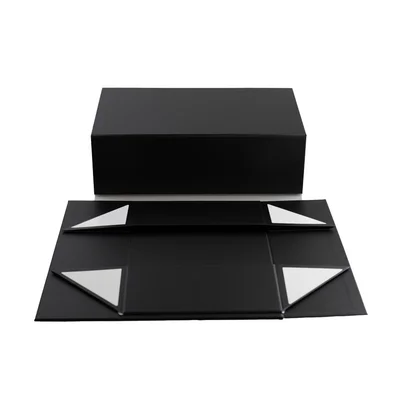 Office 1 Кутия Colorful, с магнитно затваряне, сгъваема, 35 х 20.5 х 11.3 cm, черна
