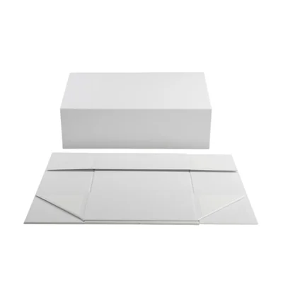 Office 1 Кутия Colorful, с магнитно затваряне, сгъваема, 35 х 20.5 х 11.3 cm, бяла