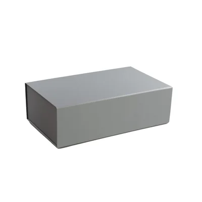 Office 1 Кутия Colorful, с магнитно затваряне, сгъваема, 35 х 20.5 х 11.3 cm, сива