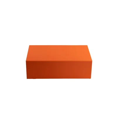 Office 1 Кутия Colorful, с магнитно затваряне, сгъваема, 35 х 20.5 х 11.3 cm, оранжева