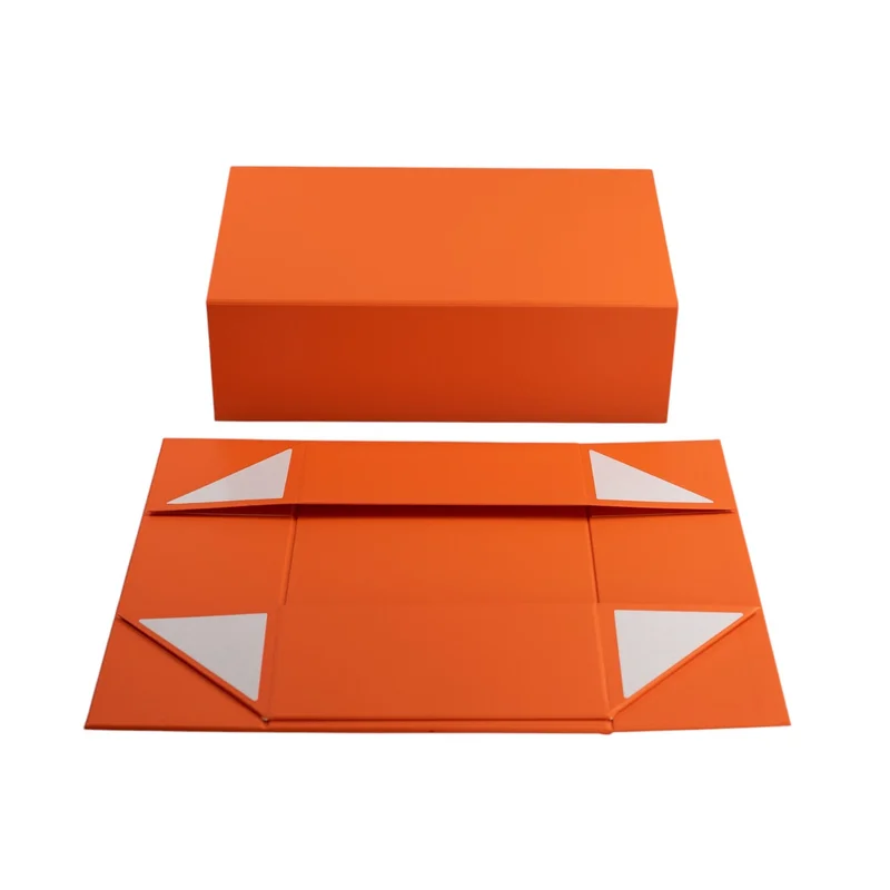 Office 1 Кутия Colorful, с магнитно затваряне, сгъваема, 35 х 20.5 х 11.3 cm, оранжева