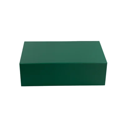 Office 1 Кутия Colorful, с магнитно затваряне, сгъваема, 35 х 20.5 х 11.3 cm, тъмнозелена