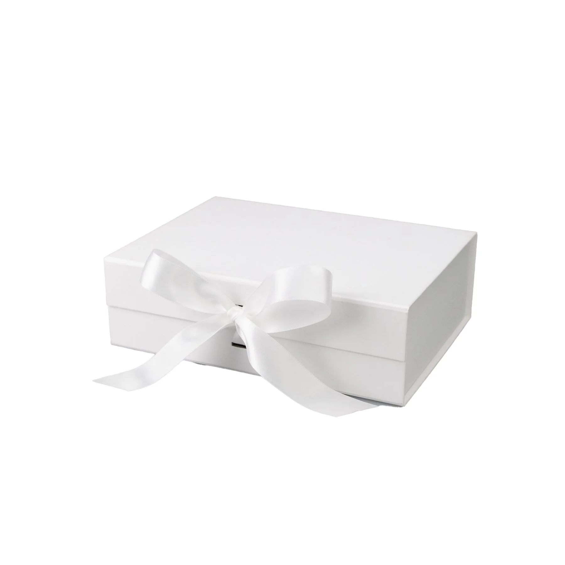 Office 1 Кутия Gift Box, с магнитно затваряне, сгъваема, 26 х 23 х 9.5 cm, бяла