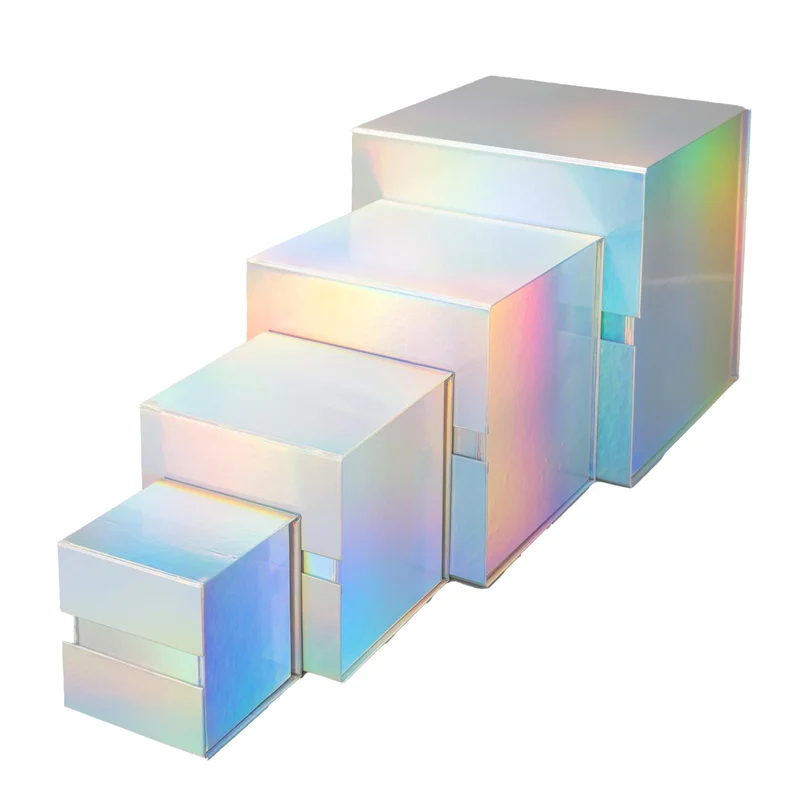 Office 1 Кутия Shiny, с магнитно затваряне, сгъваема, 11 х 11 х 11 cm