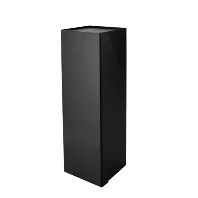 Office 1 Кутия Wine, с магнитно затваряне, сгъваема, 33 х 11 х 10.8 cm, ъглово лепена, черна