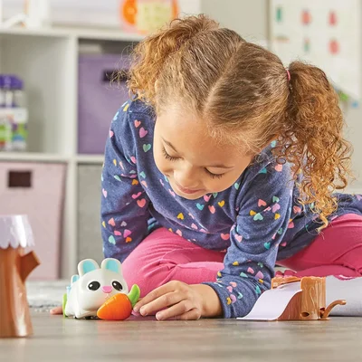 Играчки за програмиране Зайчета Learning Resources, батерии AAA, 3 броя