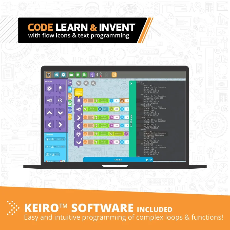 Робот Engino Coding Lab ERP Pro, 2 сензора