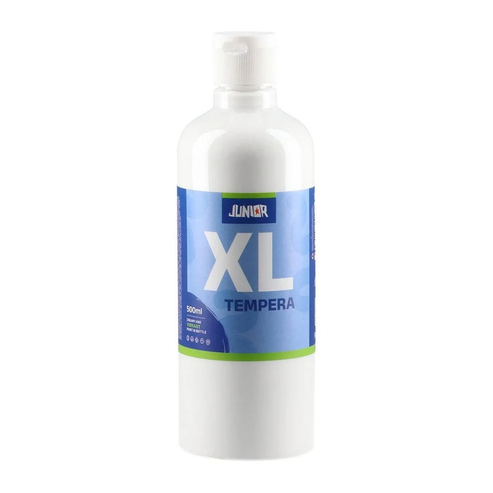 Темперна боя Junior Brillio, 500 ml, бяла