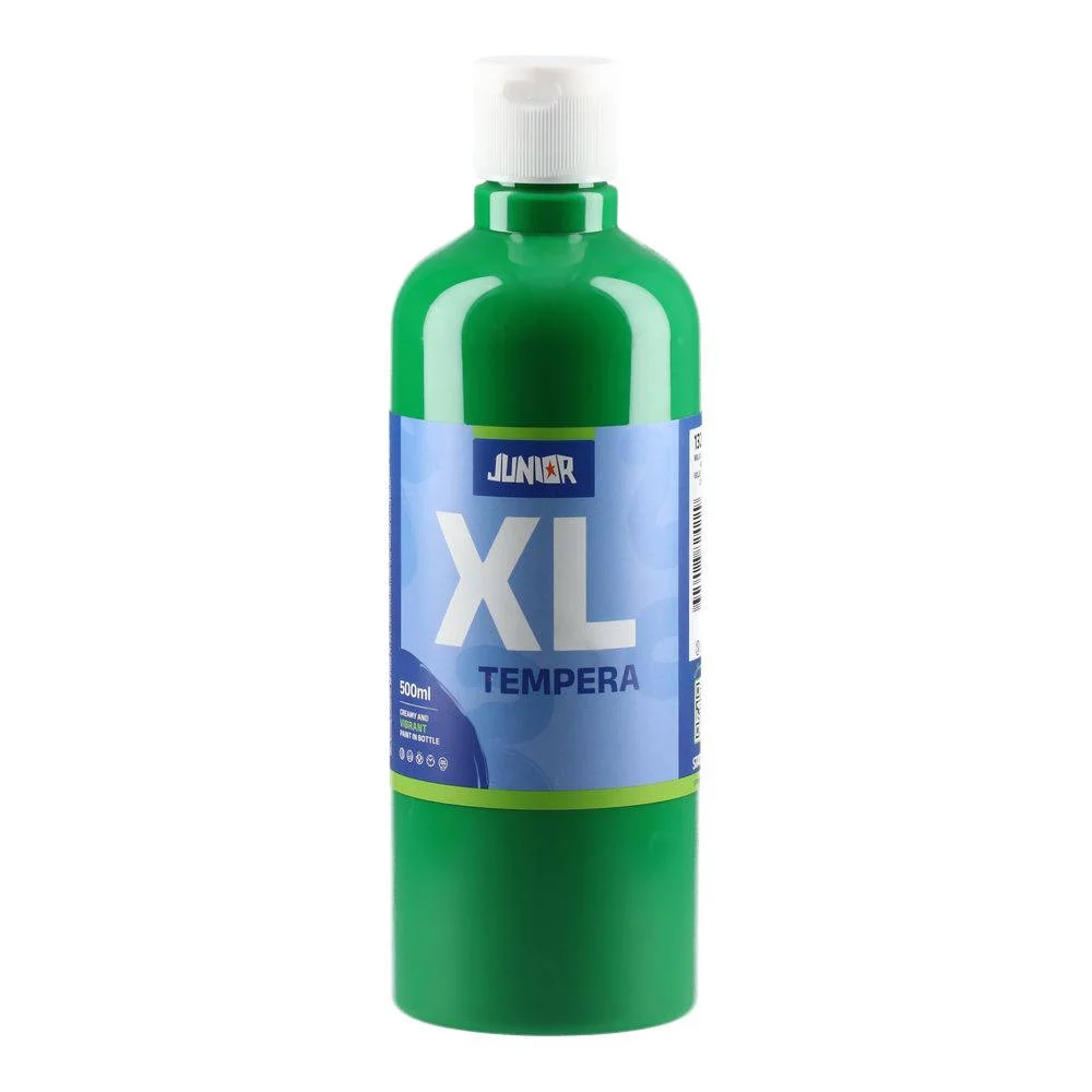 Темперна боя Junior Brillio, 500 ml, зелена