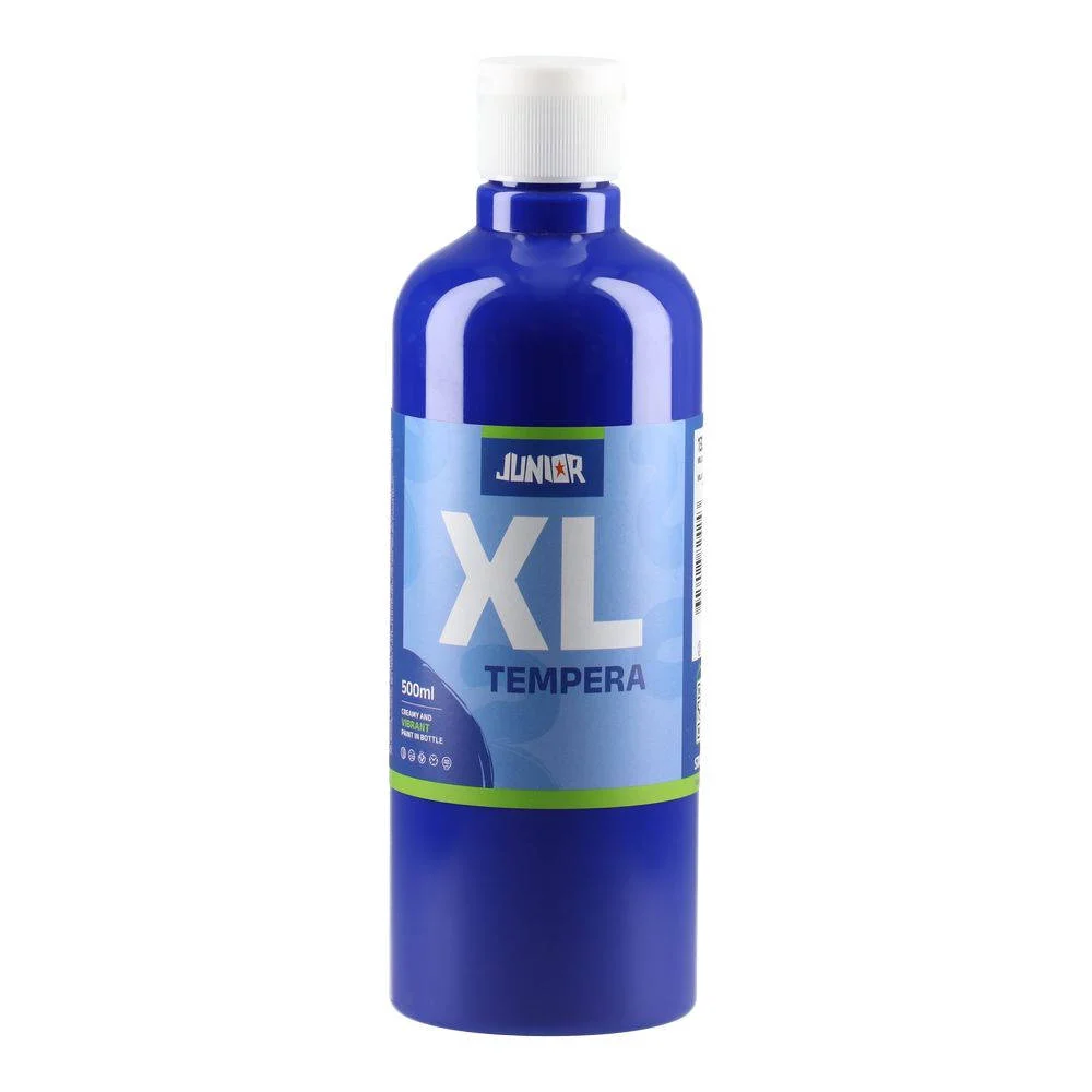 Темперна боя Junior Brillio, 500 ml, синя