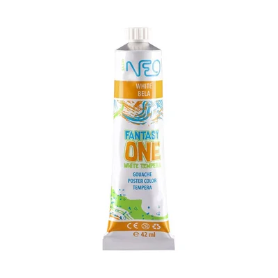 Темперна боя Sazio Fantasy One, 42 ml, бяла