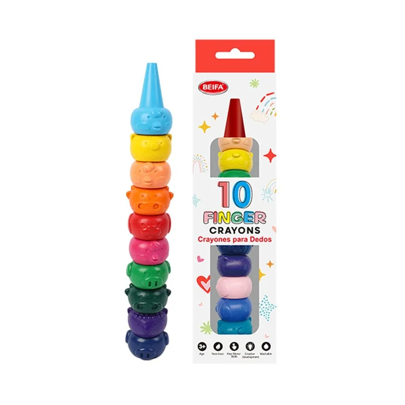 Beifa Пастели Животни DC15-10B, 10 цвята