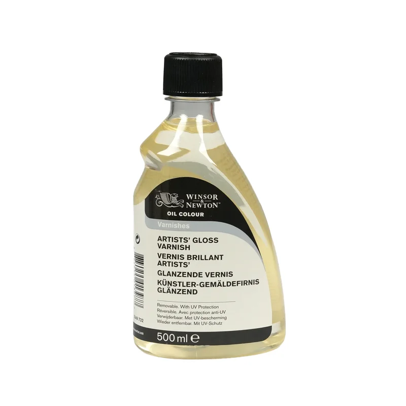 Лак за маслени бои, лъскав, 500 ml