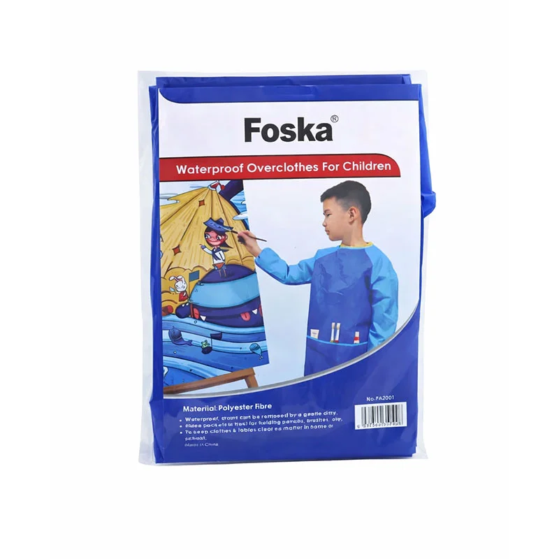 Foska Престилка за малки художници, синя