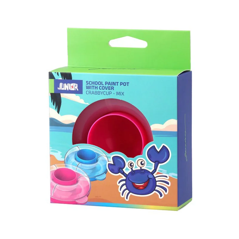 Чаша за рисуване Junior Wash Crabby, асорти
