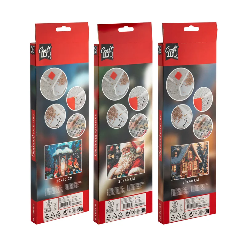 Craft ID Рисуване с мъниста, асорти, 24 броя
