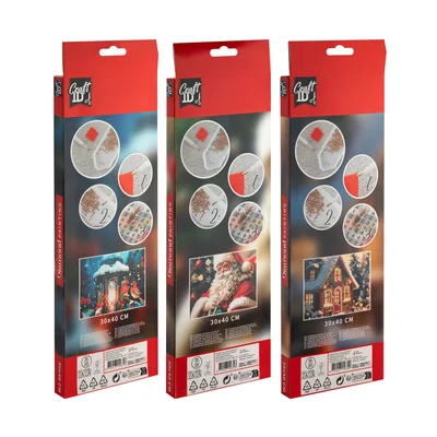 Craft ID Рисуване с мъниста, асорти, 24 броя