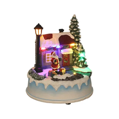 Коледна къщичка Festa Cosy 40, LED, 13 x 13 x 15 cm