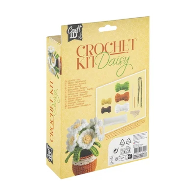 Craft ID Саксия с маргаритки, за плетене