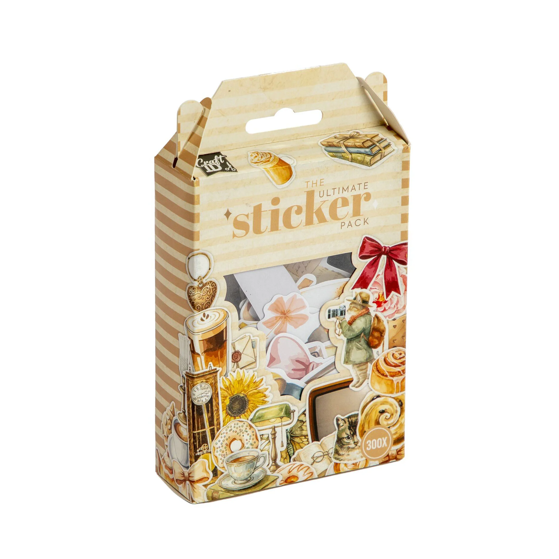 Craft ID Комплект стикери, 300 броя, кафяв
